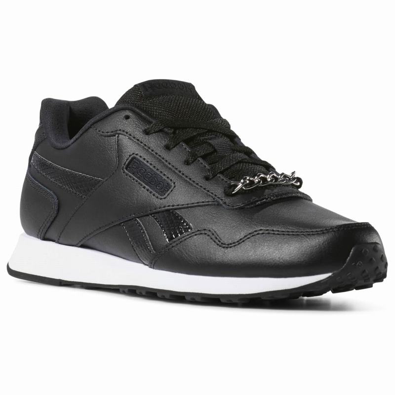 Tenisi Reebok Royal Glide Dama Negrii/Albi Romania FU5392TW